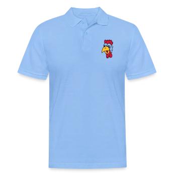 hahn - Men's Polo Shirt - sky blue - Front - Jaron (178cm)