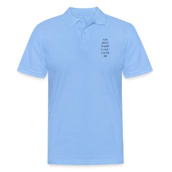 Le Loveur N2 - Polo Homme - bleu ciel - Devant - Jaron (178cm)