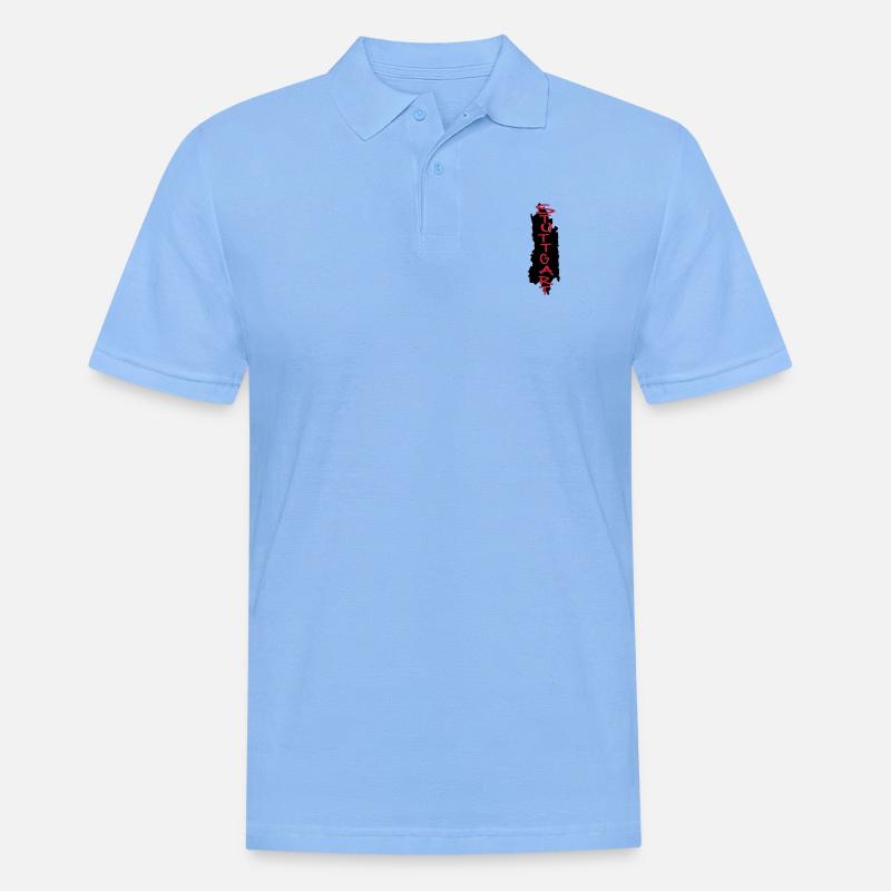 stuttgart - Männer Poloshirt - Himmelblau
