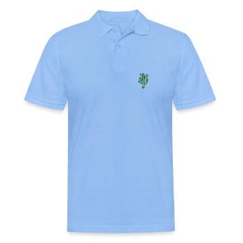 Cactus 1 - Polo Homme - bleu ciel - Devant - Jaron (178cm)