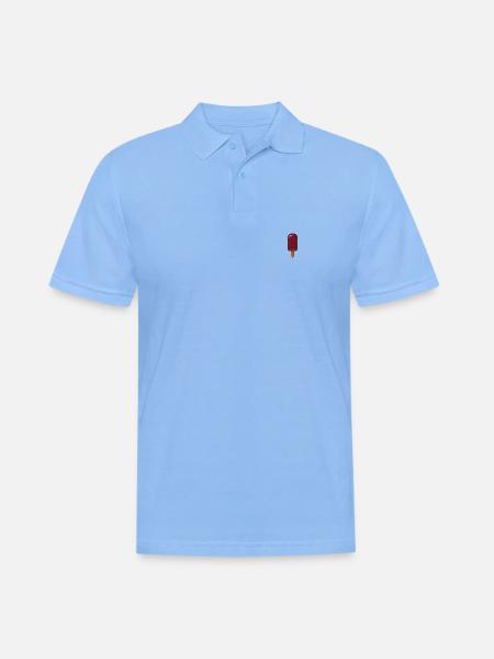 Magneta Icecream - Männer Poloshirt - Himmelblau
