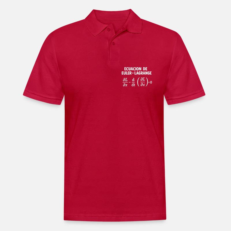 EC-EULER-LAGRANGE - Männer Poloshirt - cherry red