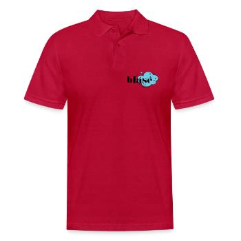 Blasé - Männer Poloshirt - cherry red - Vorne - Jaron (178cm)