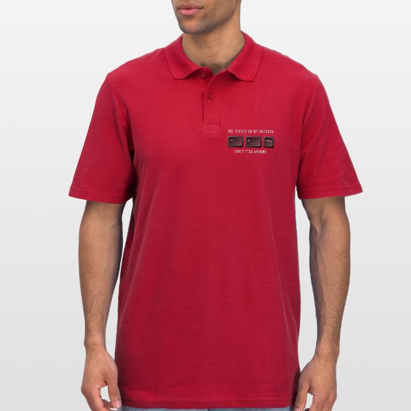 Technischer Support oder IT-Mitarbeiter oder -Mädel Männer Poloshirt