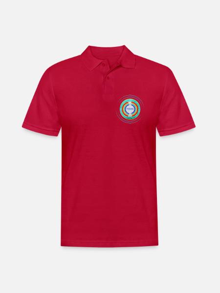 Frieden - Juli 2025 - Sonja von Staden - Männer Poloshirt - cherry red