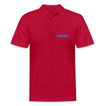 RANGIROA - Männer Poloshirt - cherry red - Vorne - Jaron (178cm)