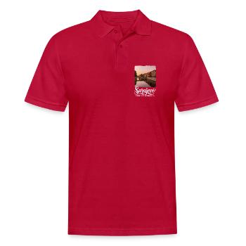Sarajevo Bosnien Und Herzegovia - Männer Poloshirt - cherry red - Vorne - Jaron (178cm)
