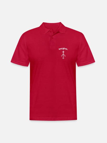 Besser geht nich ... Stralsund - Männer Poloshirt - cherry red
