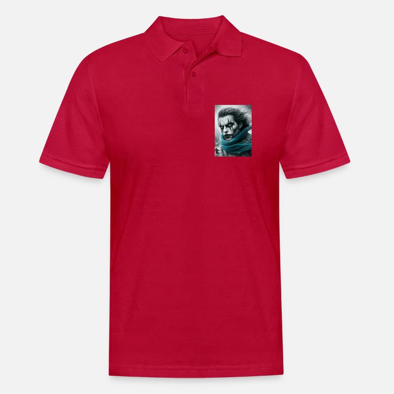 Eroe - Polo da uomo - cherry red