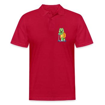 Scooter tortue - Polo Homme - cherry red - Devant - Jaron (178cm)