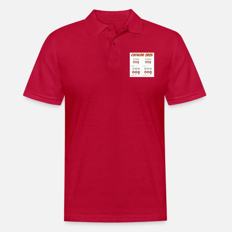 Mädchen 1 - Männer Poloshirt - cherry red