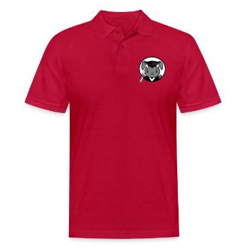 Hase College Schule Abschluss Abitur Zeugnis Süß - Männer Poloshirt - cherry red - Vorne - Jaron (178cm)