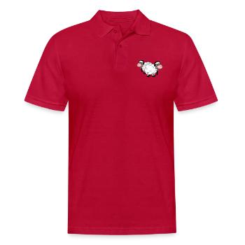 2 Sheep Sunglasses Music Party DJ Team Friends - Men's Polo Shirt - cherry red - Front - Jaron (178cm)