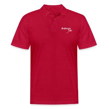 Schlotzer Lutscher White - Männer Poloshirt - cherry red - Vorne - Jaron (178cm)