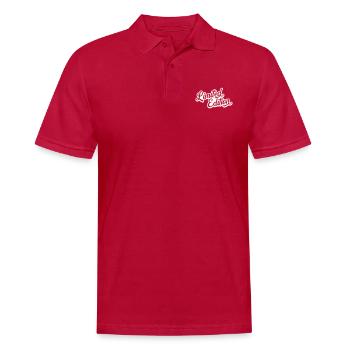 Limited Edition - Men's Polo Shirt - cherry red - Front - Jaron (178cm)