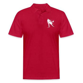 Patinage de fond Femmes Ski de fond Hommes Ski de fond Cl - Polo Homme - cherry red - Devant - Jaron (178cm)
