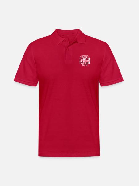 World's Greatest Farter - Men's Polo Shirt - cherry red