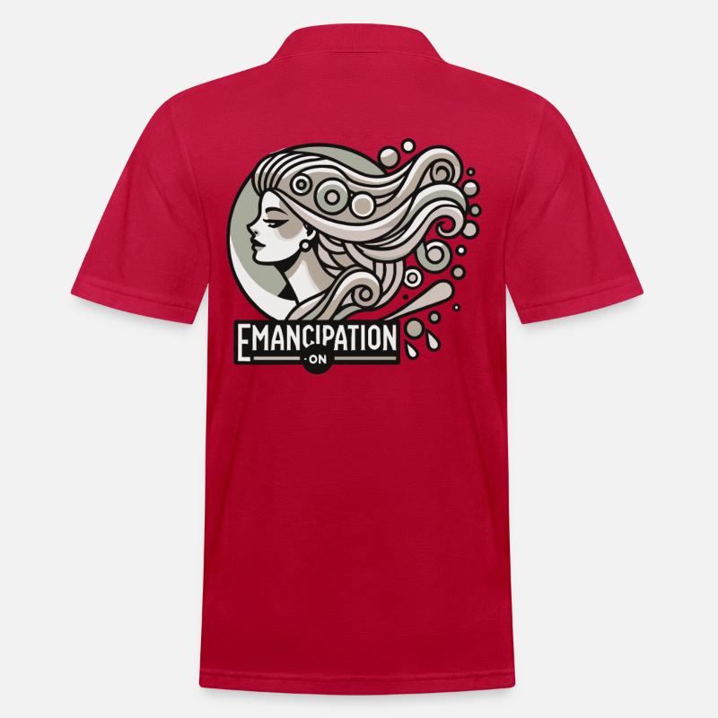 Emanzipation an - Männer Poloshirt - cherry red