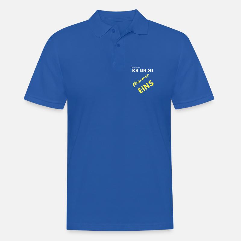 ich bin nummer eins - Männer Poloshirt - Royalblau