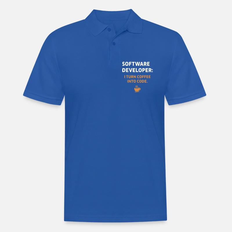 Software Developer - Coffee Edition - Männer Poloshirt - Royalblau