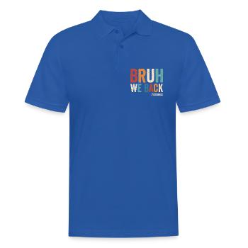 Frère, nous sommes de retour en 1ère année, en première année - Polo Homme - bleu royal - Devant - Kai (181cm)