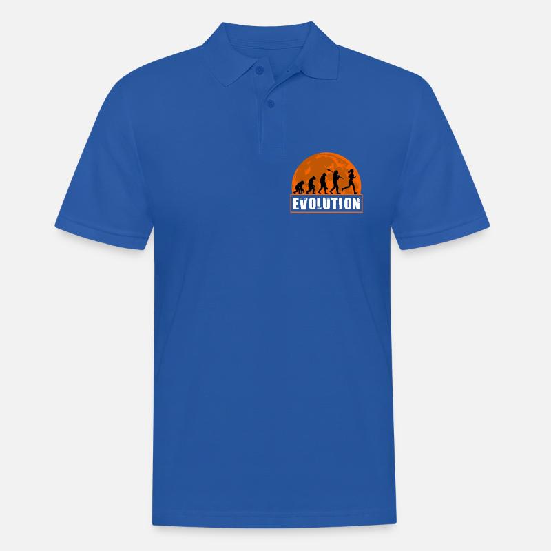 Running Evolution Running Girl Marathon Runner - Männer Poloshirt - Royalblau