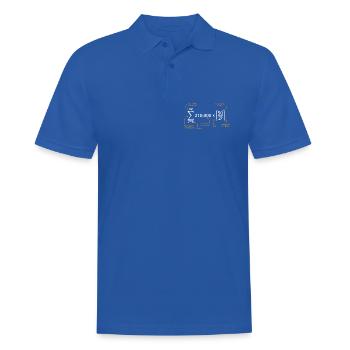 Bitcoin Freedom BTC Krypto Bitcoin Halving erklären - Männer Poloshirt - Royalblau - Vorne - Kai (181cm)
