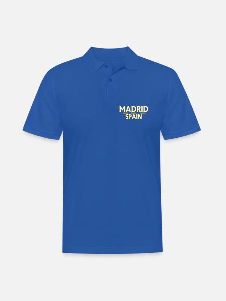 Madrid – Spain - Men's Polo Shirt - royal blue