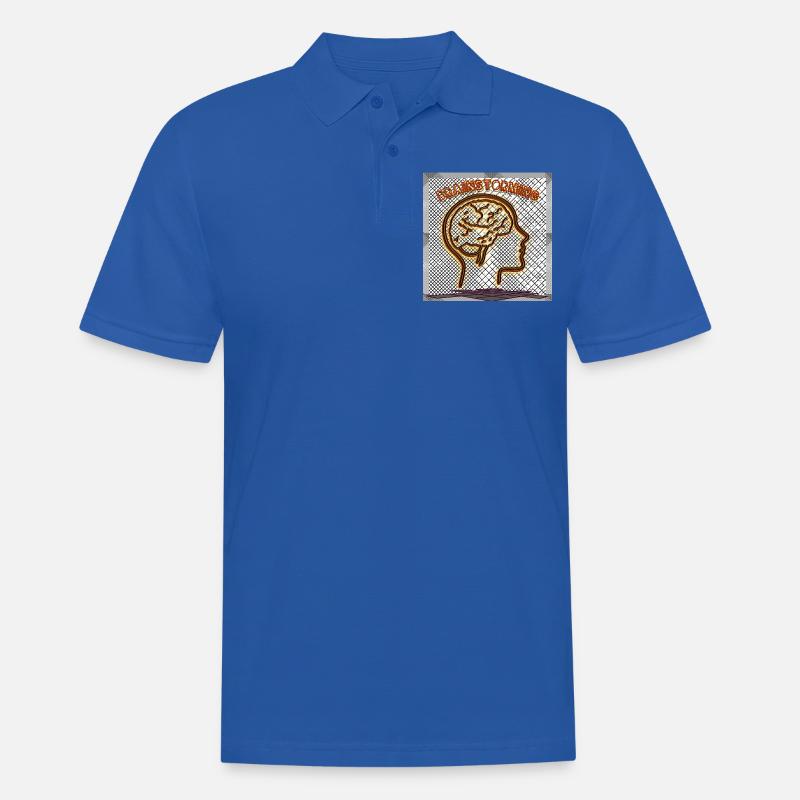 Brainstorming - Abbild - 2023 - Männer Poloshirt - Royalblau