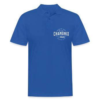 Chamonix Premium Trail Mont Blanc coul - Men's Polo Shirt - royal blue - Front - Kai (181cm)