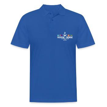 Trousse Chemise Les Portes en Ré - Polo Homme - bleu royal - Devant - Kai (181cm)