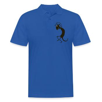 schleichendes Monster - Männer Poloshirt - Royalblau - Vorne - Kai (181cm)