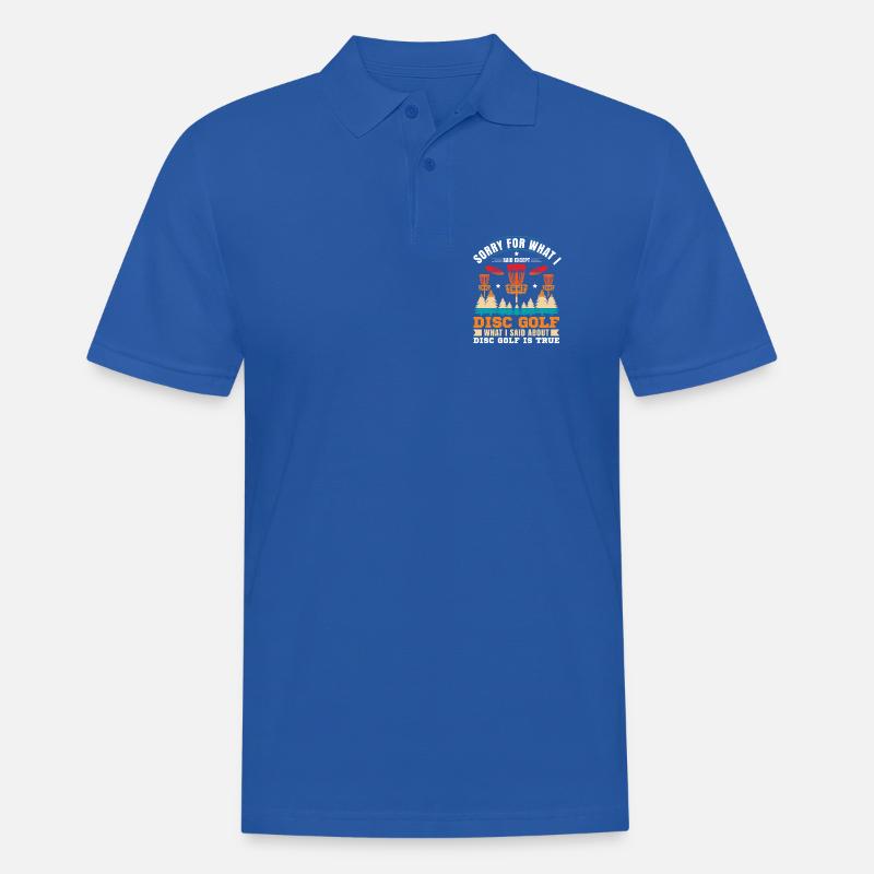 Disc Golf Geschenke Discgolf - Männer Poloshirt - Royalblau