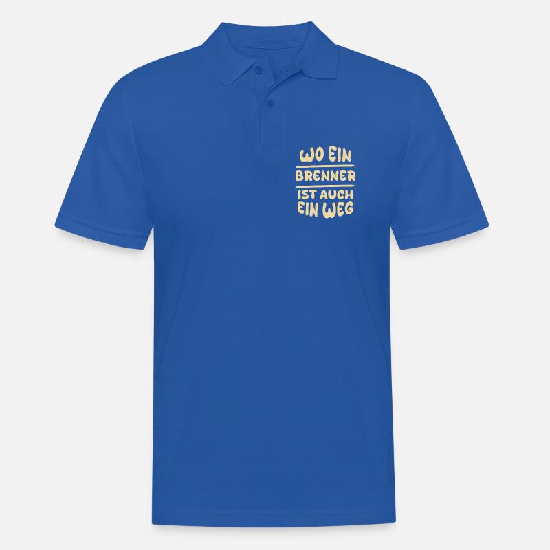 Geschenkidee Brenner - Männer Poloshirt - Royalblau