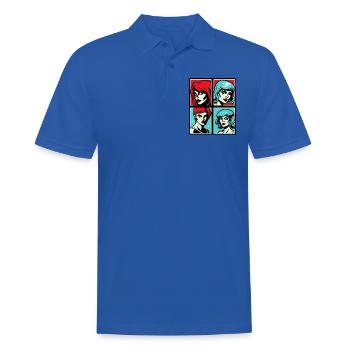 Est-ce du pop art ? La diversité des femmes - Polo Homme - bleu royal - Devant - Kai (181cm)