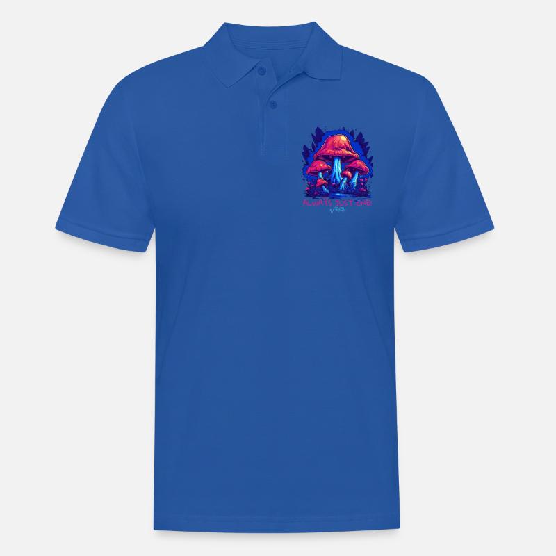 Immer nur ein Pilz - Männer Poloshirt - Royalblau