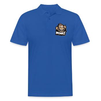 A funny monkey - Men's Polo Shirt - royal blue - Front - Kai (181cm)