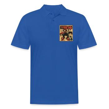 Parody Japanese Action Movie Anime - Men's Polo Shirt - royal blue - Front - Kai (181cm)
