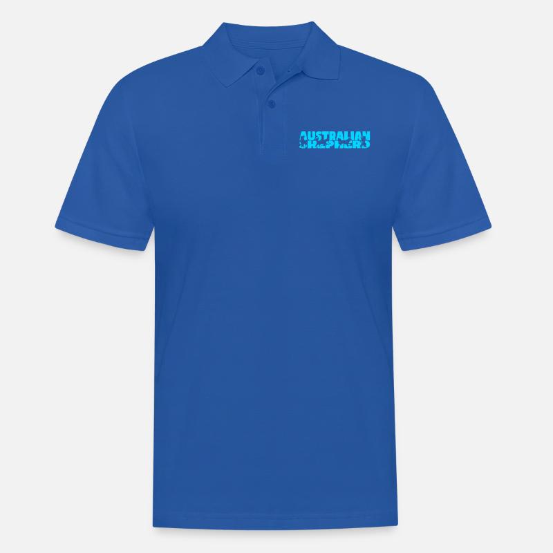 Australian Shepherd - Männer Poloshirt - Royalblau