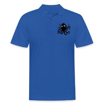 Octopuses - Men's Polo Shirt - royal blue - Front - Kai (181cm)