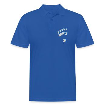 Eisbär 8 - Männer Poloshirt - Royalblau - Vorne - Kai (181cm)
