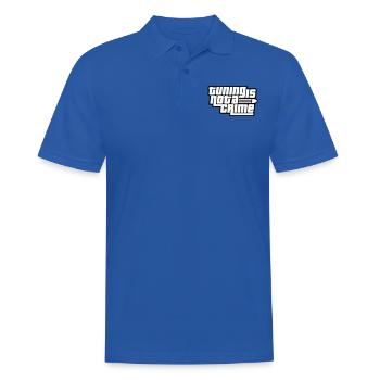 Tuning is not a Crime (Farben änderbar) - Männer Poloshirt - Royalblau - Vorne - Kai (181cm)