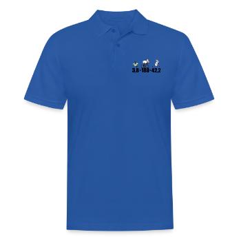 Ultra Triathlon - Polo Homme - bleu royal - Devant - Kai (181cm)