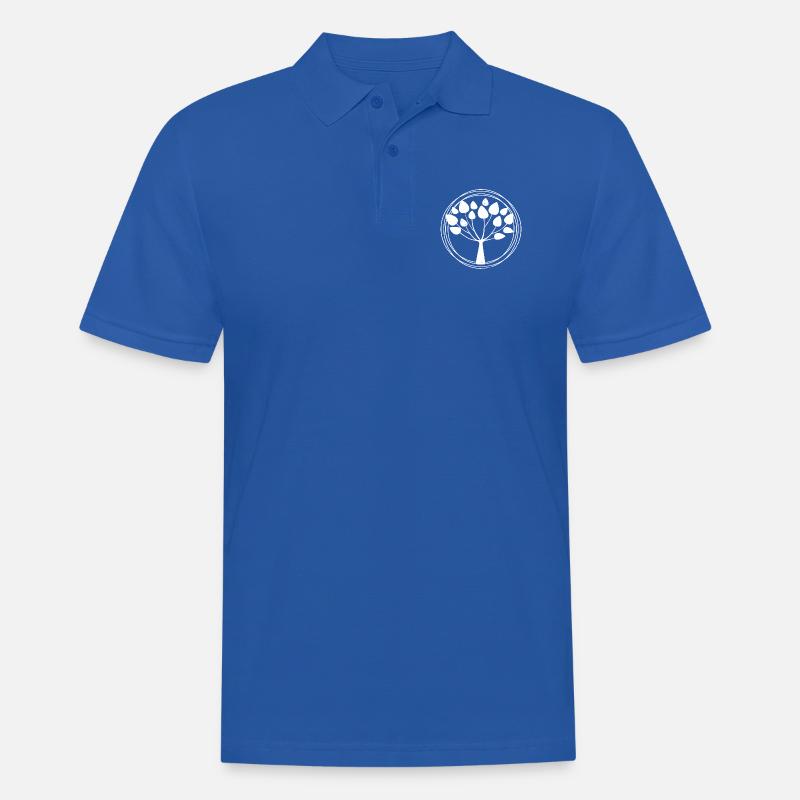 Baum - Männer Poloshirt - Royalblau