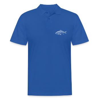 Poisson carpe - Polo Homme - bleu royal - Devant - Kai (181cm)