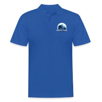 World Tour Adventure Camper Van T-Shirts - Polo Homme - bleu royal - Devant - Kai (181cm)