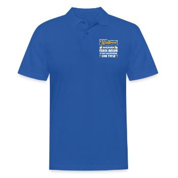 Waitress Freakin Awesome Funny Job - Männer Poloshirt - Royalblau - Vorne - Kai (181cm)