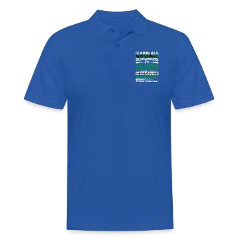 Rechtsanwalt Bescheiden - Lustiger Spruch - Männer Poloshirt - Royalblau - Vorne - Kai (181cm)