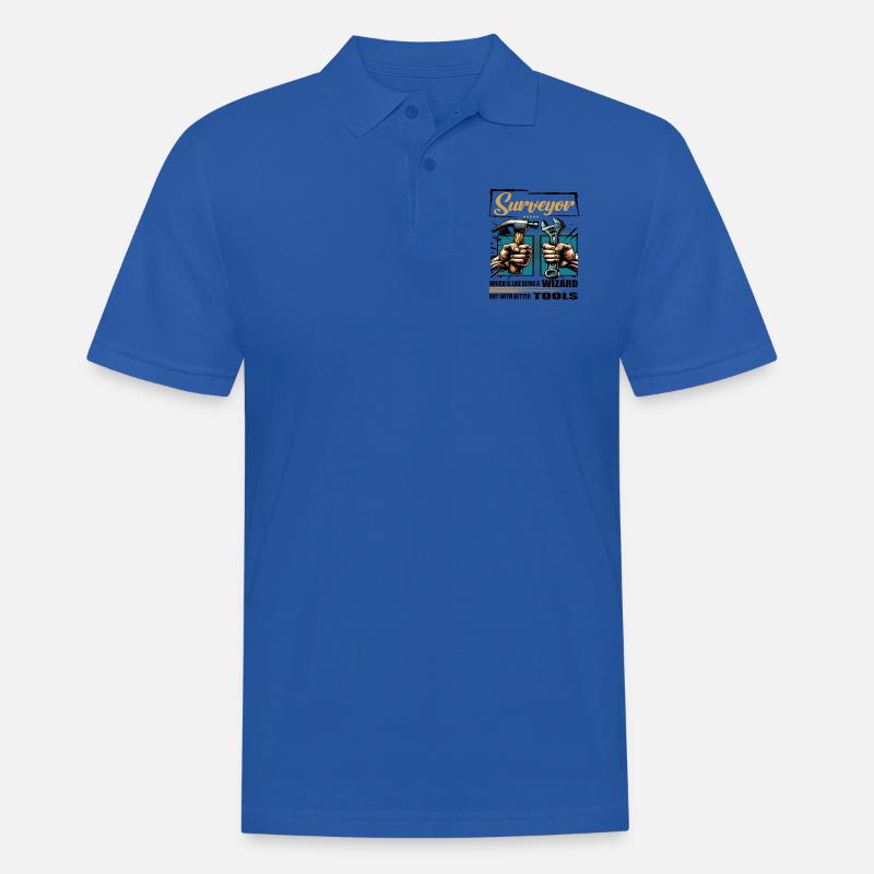 Surveyor Beruf Spruch Arbeiter - Männer Poloshirt - Royalblau