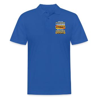 Physiker lustiges Rente Pension - Männer Poloshirt - Royalblau - Vorne - Kai (181cm)